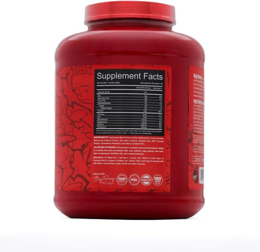 Big Ramy Labs Red Rex Beef Protein Isolate 1.8 KG - 60 Servings