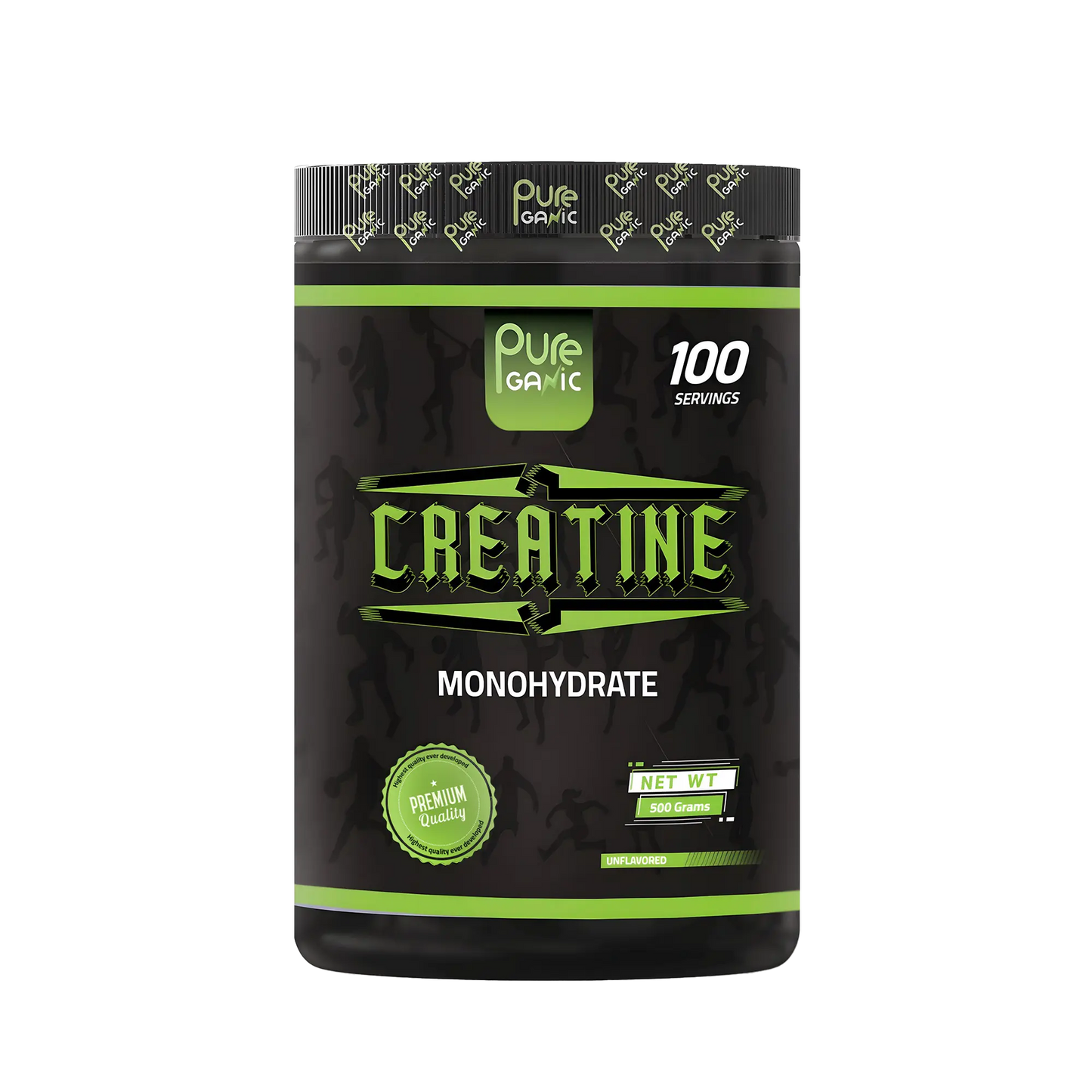 PureGanic Creatine monohydrate - 100 Servings