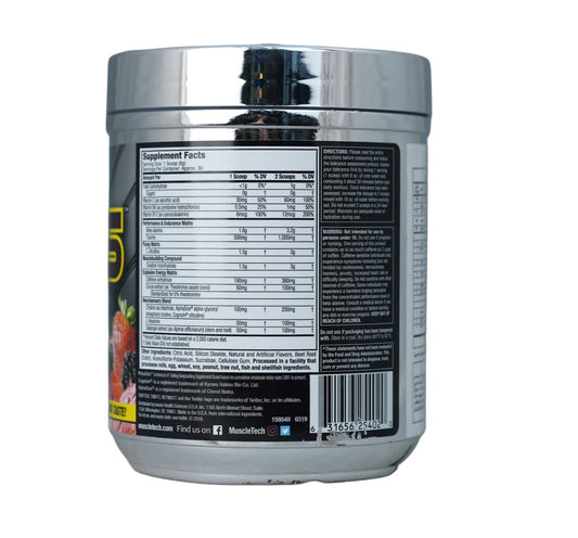 MUSCLETECH VAPOR X5 NEXT GEN-30SERV.-232G-FRUIT PUNCH BLAST