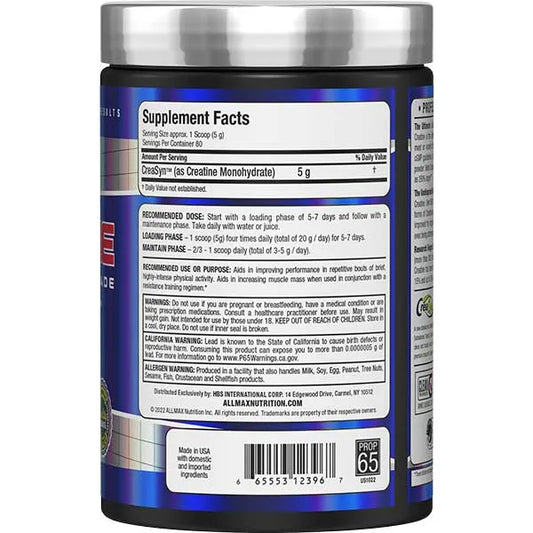 ALLMAX CREATINE-80SERV.-400G