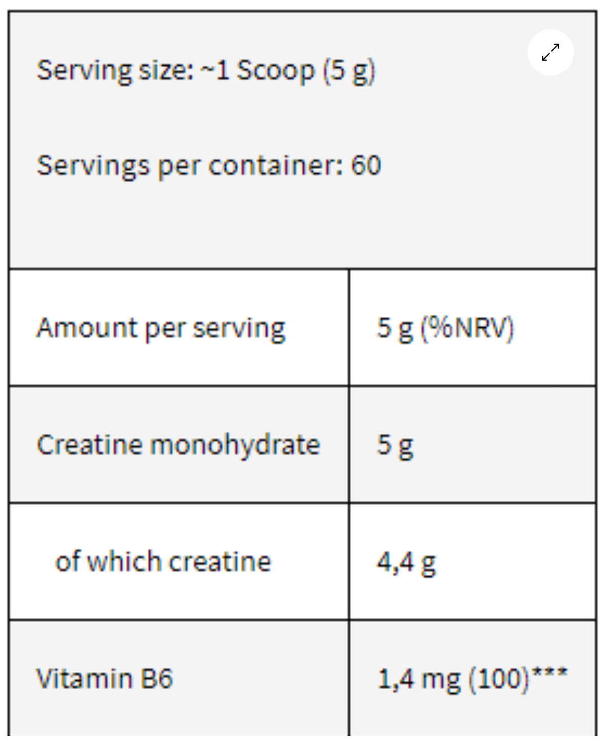 Kevin levrone gold creatine 300 gm - 60 Serve