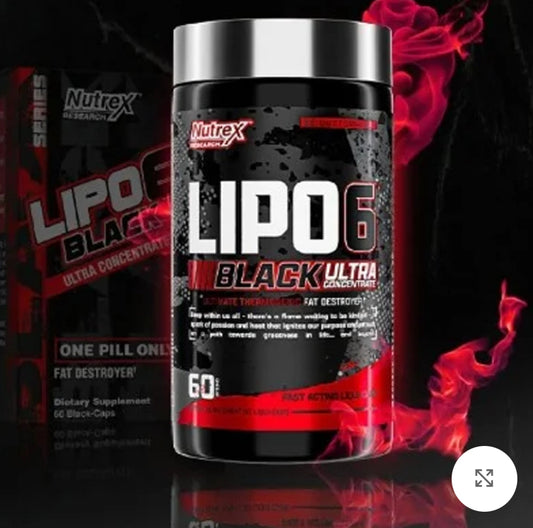 Nutrex Research Lipo-6 Black Ultra Concentrate - 60 Capsules