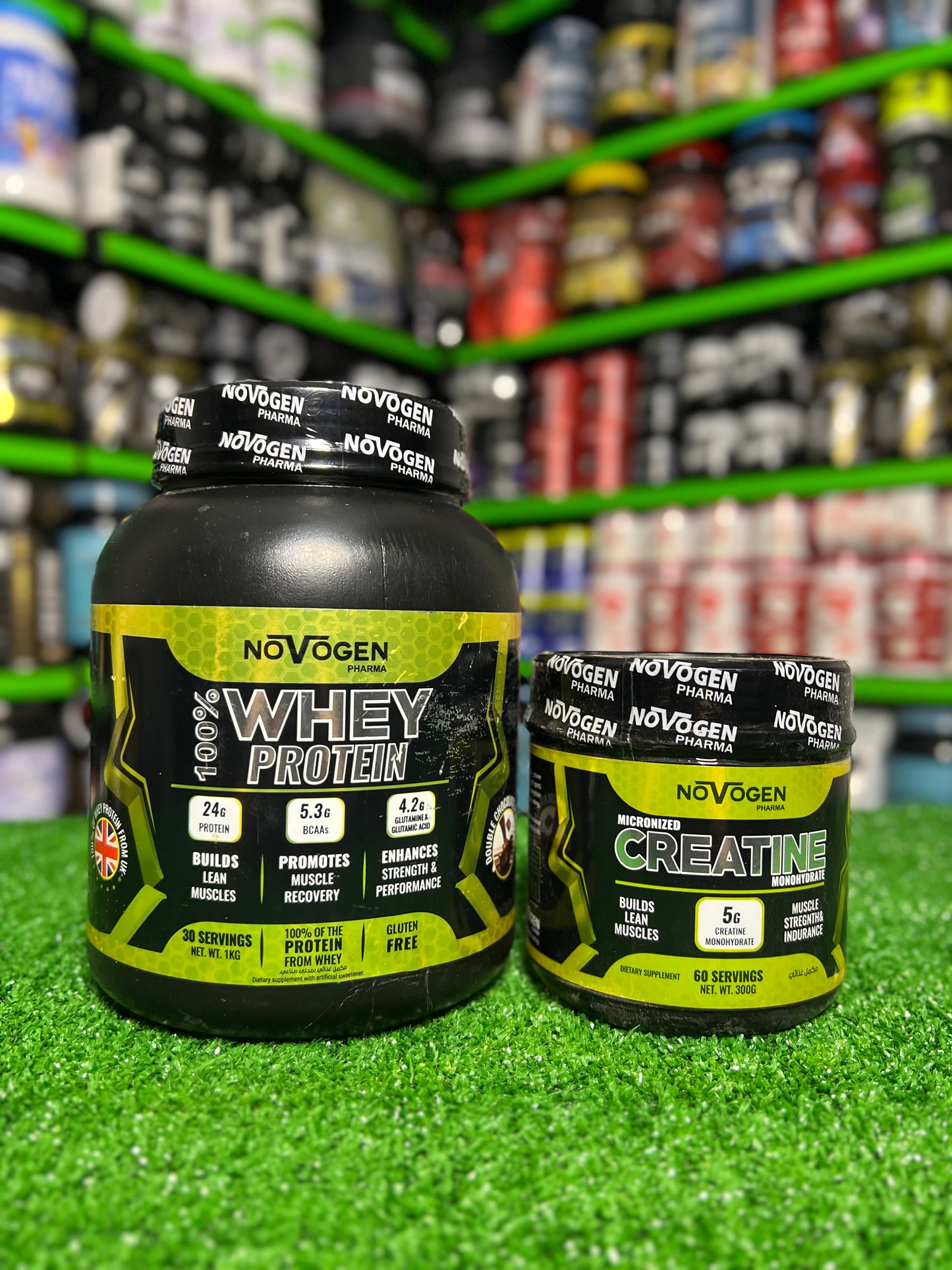 Novogen Whey Protein 30 Serv + Creatine 60 Serv