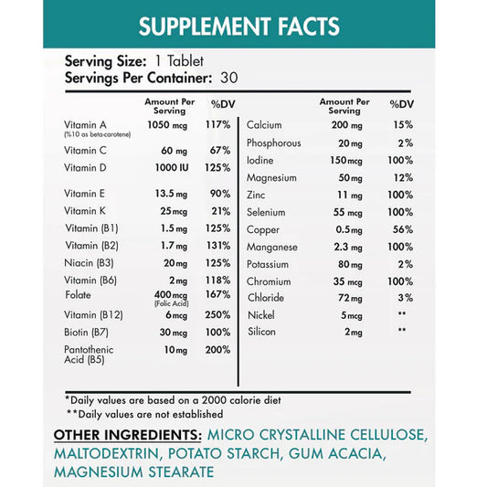 Organic Nation Vitamin Nation-30Serv