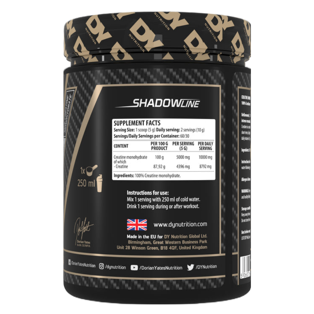 DY Nutrition Creatine Monohydrate - 60 Servings