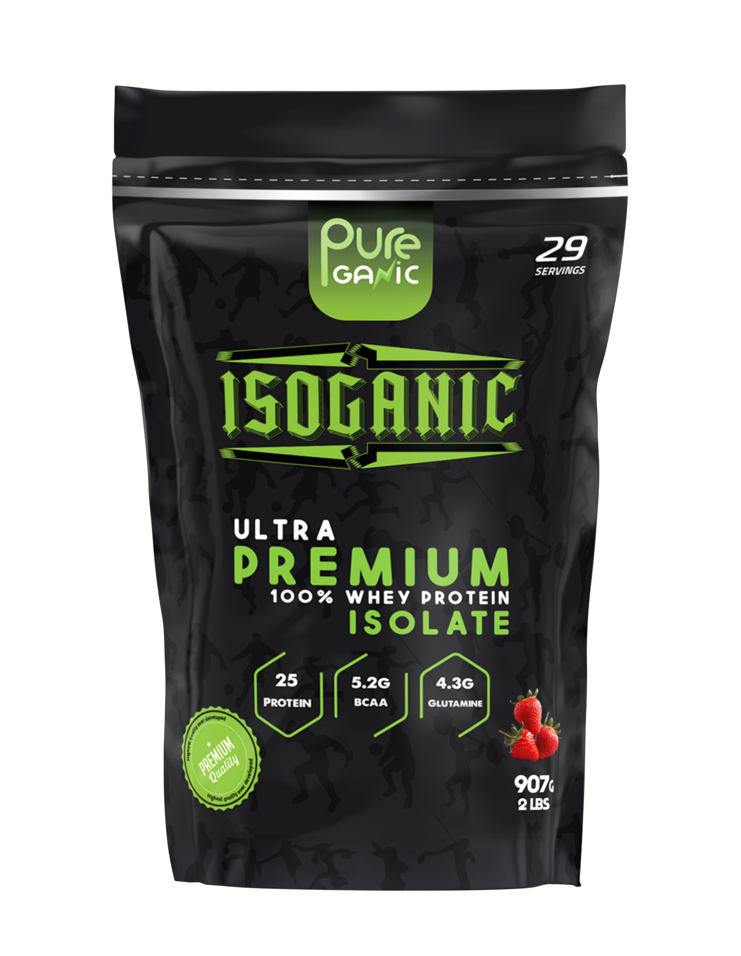 PureGanic Iso Ganic ultra premium 1 KG - 29 Servings
