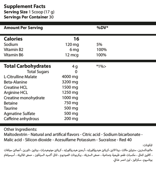 PureGanic Pure Power PreWorkout - 30 Servings