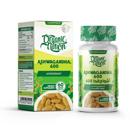 Organic Nation Ashwagandha 600-30Serv