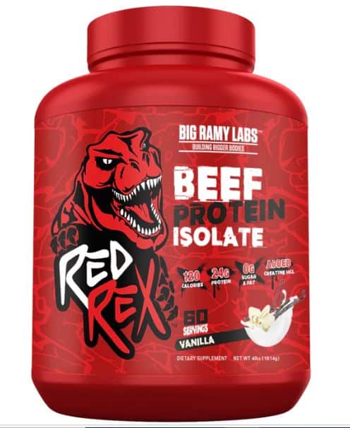 Big Ramy Labs Red Rex Beef Protein Isolate 1.8 KG - 60 Servings