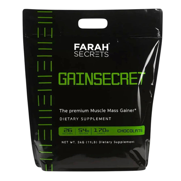 Farah Secrets Mass Gainer-5KG-26Serv - Chocolate