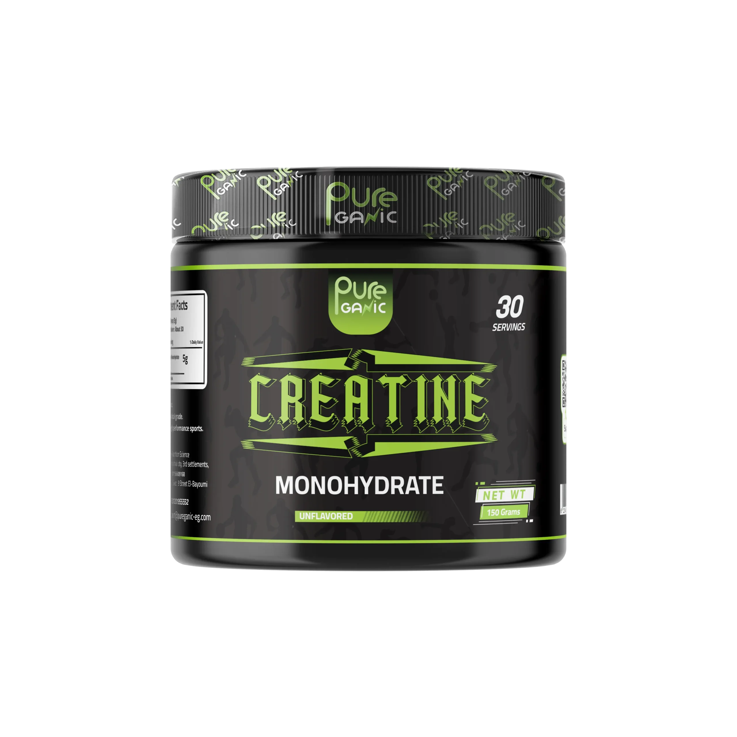 PureGanic Creatine Monohydrate - 30 Servings – Dr.SUPPS