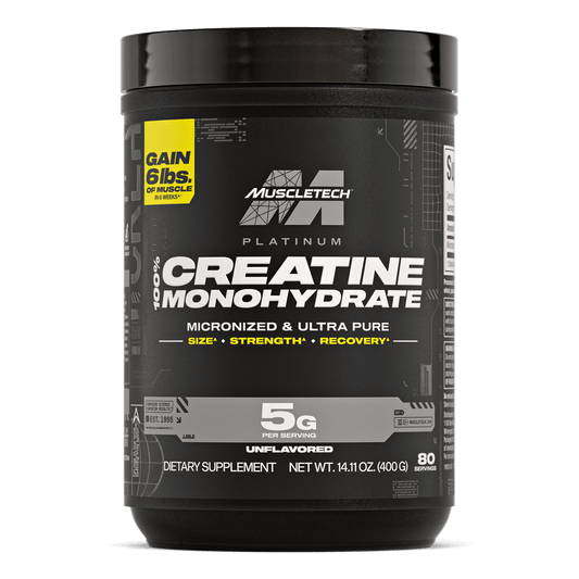 MUSCLETECH PLATINUM 100% CREATINE - 400 GM - 80 SERVINGS