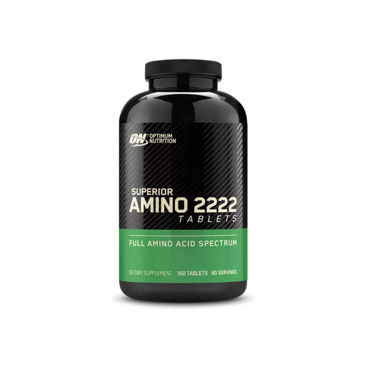 OPTIMUM NUTRITION SUPERIOR AMINO 2222 - 160 TABLETS - 80 SERV