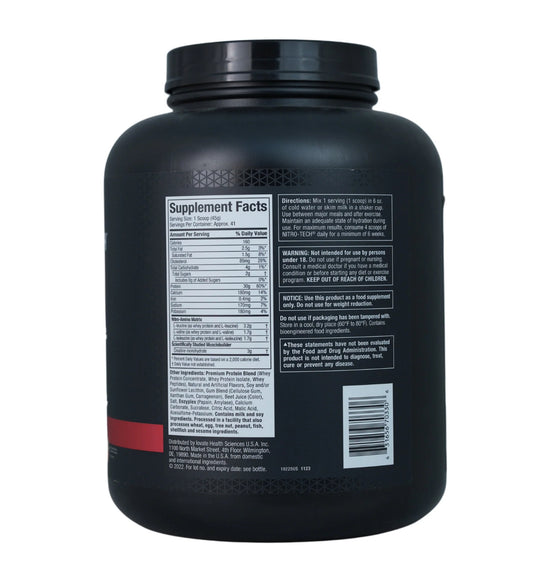 MUSCLETECH ISOWHEY 100% WHEY PROTEIN ISOLATE.-72SERV.-2.27 KG.-CHOCOLATE