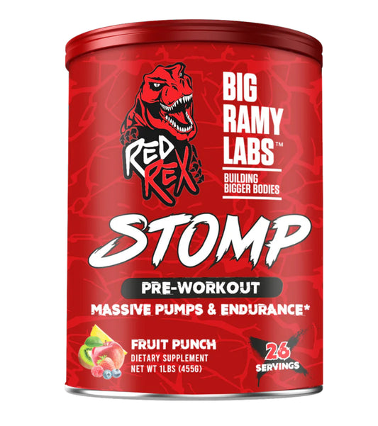 BIG RAMY LABS STOMP PRE-WORKOUT-26SERV.-455G.-FRUIT PUNCH