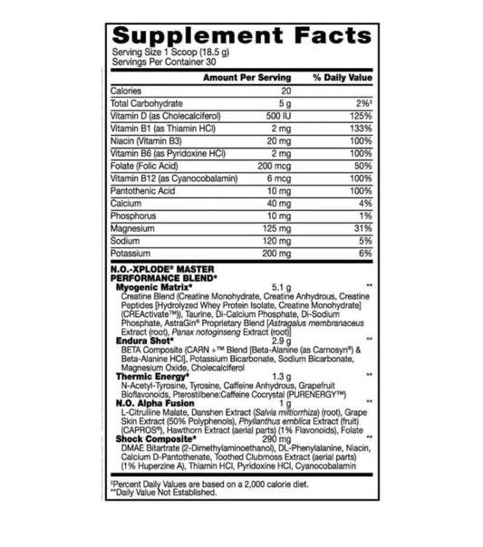 BSN N.O.-Xplode Pre Workout
