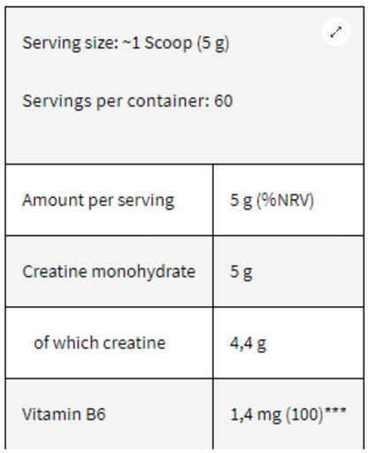Kevin levrone gold creatine 300 gm - 60 Serve