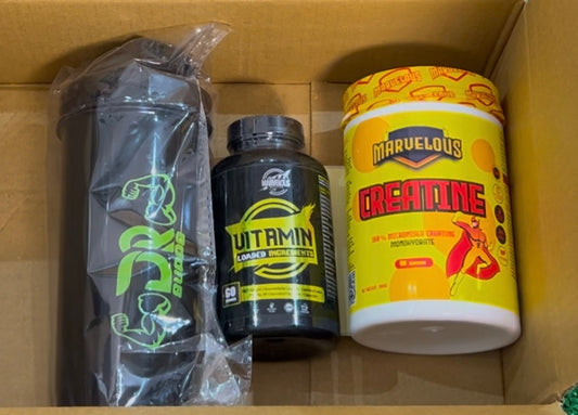Marvelous Creatine 60 Serv + Multivitamin 60 Serv +Free Shaker