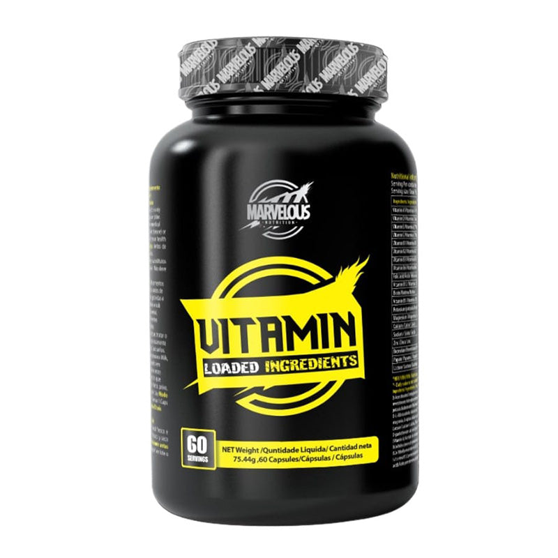 Marvelous Nutrition Vitamin Loaded Ingredients-60Servings