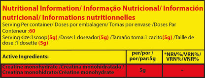 Marvelous Creatine Monohydrate - 60 Servings