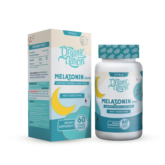 Organic Nation Melatonin 5mg-60Serv