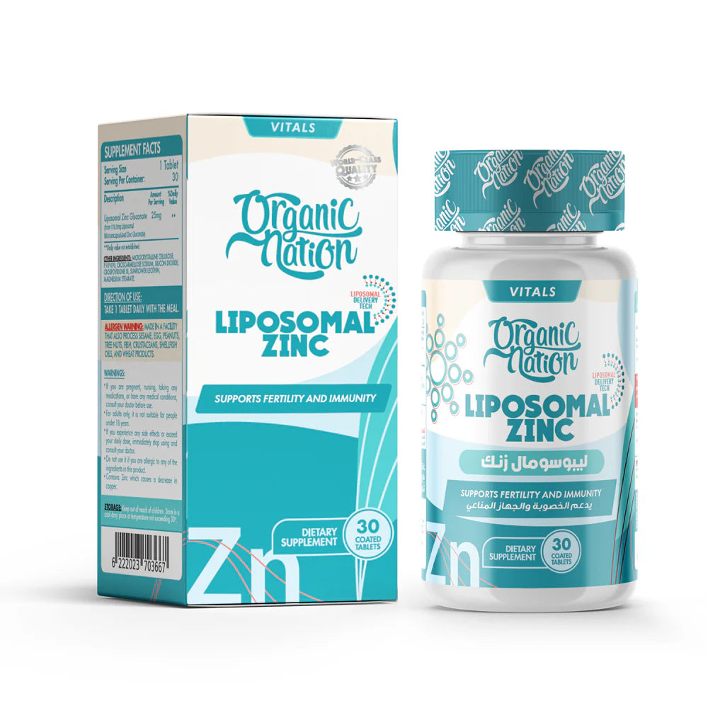 Organic Nation Liposomal Zinc Gluconate-30Ser